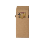 Kartenspiel aus recycelten Papier für ein nachhaltiges Image farbe braun sechste Ansicht