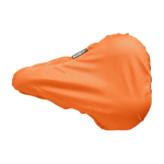 Fahrradsattelbezug aus RPET mit Elastikband als Werbeartikel farbe orange erste Ansicht