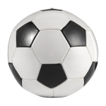 Kleiner Fußball aus PVC mit Logo für Events bedrucken farbe weiß/schwarz 41603.75