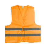 Sicherheitsweste aus Polyester in Gelb oder Orange, Größe M farbe neonorange