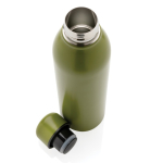 Recycelte Stahlflasche im Designer-Look als Werbeartikel, 500 ml farbe militärgrün vierte Ansicht