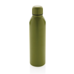 Recycelte Stahlflasche im Designer-Look als Werbeartikel, 500 ml farbe militärgrün fünfte Ansicht