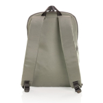 Laptop Rucksack aus recyceltem Polyester 15,6 Zoll farbe hellgrün fünfte Ansicht