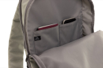 Laptop Rucksack aus recyceltem Polyester 15,6 Zoll farbe hellgrün achte Ansicht