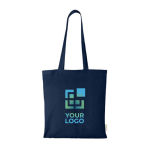 Tragetaschen aus Bio-Baumwolle in vielen Farbe, 140 g/m2 Ansicht mit Druckbereich