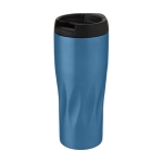 Thermosbecher mit geometrischem Design für festen Griff, 450 ml farbe blau zweite Vorderansicht