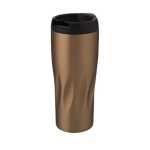 Thermosbecher mit geometrischem Design für festen Griff, 450 ml farbe gold