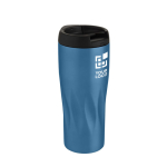 Thermosbecher mit geometrischem Design für festen Griff, 450 ml Ansicht mit Druckbereich