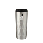 Thermosbecher mit geometrischem Design mit Deckel bedrucken, 450 ml Ansicht mit Druckbereich