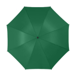 Manueller XXL-Regenschirm mit Stock und Stangen aus Fiberglas, Ø 132 farbe grün zweite Vorderansicht
