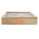 Labyrinth als Geschicklichkeitsspiel für Kinder in Holzschachtel farbe natürliche farbe zweite Ansicht