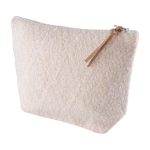 Kosmetiktasche aus Baumwolle und Polyester, 375 g/m2 farbe beige erste Ansicht