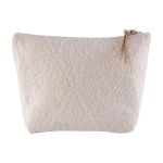 Kosmetiktasche aus Baumwolle und Polyester, 375 g/m2 farbe beige dritte Ansicht