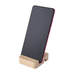 Handyhalter aus Bambus für das Büro als praktisches Geschenk farbe holzton vierte Ansicht
