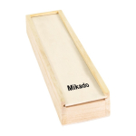 Mikado-Spiel aus Holz in einer bedruckbaren Holzbox farbe holzton vierte Ansicht