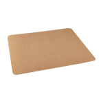 Rechteckiges Mousepad aus Kork für ein nachhaltiges Image farbe beige erste Ansicht