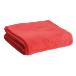 Günstige Kuscheldecke aus Fleece als Winter Merchandising, 240 g/m2 farbe rot