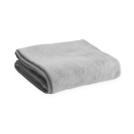 Günstige Kuscheldecke aus Fleece als Winter Merchandising, 240 g/m2 farbe grau erste Ansicht