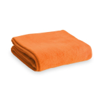 Günstige Kuscheldecke aus Fleece als Winter Merchandising, 240 g/m2 farbe orange erste Ansicht
