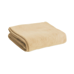 Günstige Kuscheldecke aus Fleece als Winter Merchandising, 240 g/m2 farbe beige erste Ansicht