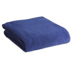 Günstige Kuscheldecke aus Fleece als Winter Merchandising, 240 g/m2 farbe marineblau