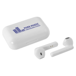 Bluetooth-Kopfhörer 5.0 in einer mit Logo bedruckbaren Box farbe weiß fünfte Ansicht