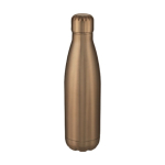 Vakuumisolierte Trinkflasche aus Edelstahl als Werbegeschenk, 500ml farbe braun