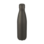 Vakuumisolierte Trinkflasche aus Edelstahl als Werbegeschenk, 500ml farbe schwarz