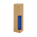 Vakuumisolierte Trinkflasche aus Edelstahl als Werbegeschenk, 500ml farbe schwarz zweite Ansicht mit Box