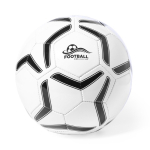 Fußball aus PVC in Schwarz und Weiß für Sportvereine bedrucken farbe weiß/schwarz zweite Ansicht