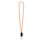 Schlüsselband aus nautischem Stoff, Expressversand farbe orange