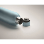 Doppelwandige, auslaufsichere Thermoflasche aus Edelstahl, 500 ml farbe hellblau drittes Detailbild