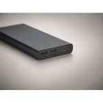 Externes Ladegerät aus Aluminium mit Schnellladetechnik, 10.000 mAh farbe marineblau viertes Detailbild