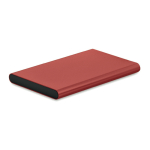 Externer robuster Akku aus Aluminium in eleganten Farben, 4.000 mAh farbe bordeaux