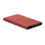Externer robuster Akku aus Aluminium in eleganten Farben, 4.000 mAh farbe bordeaux