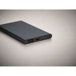 Externer robuster Akku aus Aluminium in eleganten Farben, 4.000 mAh farbe marineblau viertes Detailbild