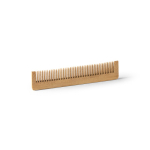 Naturbambuskamm mit Etui aus recyceltem Kraftpapier inklusive farbe natürliche farbe dritte Ansicht