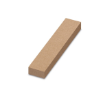 Naturbambuskamm mit Etui aus recyceltem Kraftpapier inklusive Ansicht der Schachtel