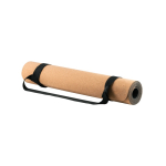 Yogamatte aus Kork mit Logo des Yogastudios bedrucken farbe natürliche farbe vierte Ansicht
