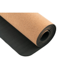 Yogamatte aus Kork mit Logo des Yogastudios bedrucken farbe natürliche farbe sechste Ansicht