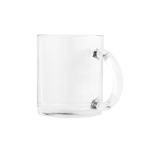 Sublimationsbecher aus hochglänzendem Glas, 350ml farbe transparent vierte Ansicht