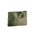 Tasche aus recycelter Baumwolle mit langen Henkeln, 280 g/m2 farbe dunkelgrün zweite Ansicht