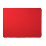 Bedruckte Fleecedecke aus RPET für Marketingevents im Winter, 180 g/m2 farbe rot zweite Ansicht