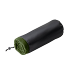 Bedruckte Fleecedecke aus RPET für Marketingevents im Winter, 180 g/m2 farbe dunkelgrün Ansicht der Hülle