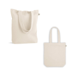 Baumwolltasche aus recyceltem Material bedrucken, 220 g/m2 Ansicht in vielen Farben
