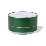 Recycelbarer 5.0 Bluetooth Lautsprecher aus Aluminium farbe grün erste Ansicht