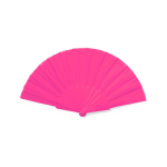Handfächer aus widerstandsfähigem recyceltem Polyestergewebe farbe pink erste Ansicht