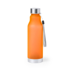 Durchscheinende Flasche mit glatter Oberfläche, 600ml farbe orange erste Ansicht