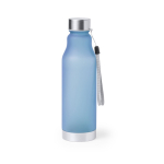 Durchscheinende Flasche mit glatter Oberfläche, 600ml farbe hellblau erste Ansicht