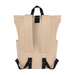 Wasserdichter Roll-Top-Rucksack für Laptop mit Logo, 15,6” zweite Rückansicht